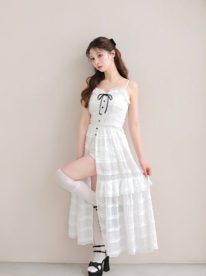 model：160cm　(size：F　color：White)