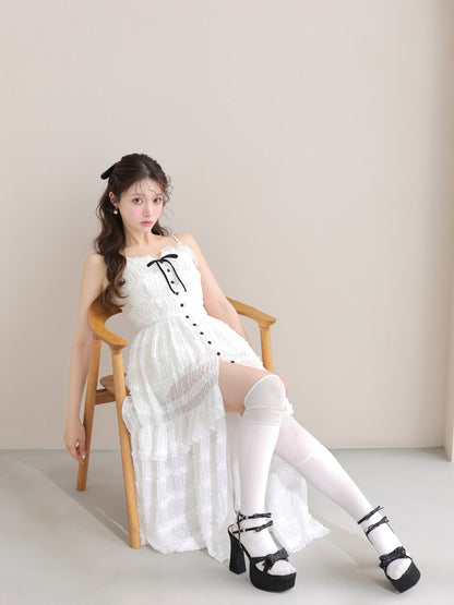 model：160cm　(size：F　color：White)