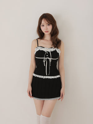 model：162cm　(size：F　color：Black)