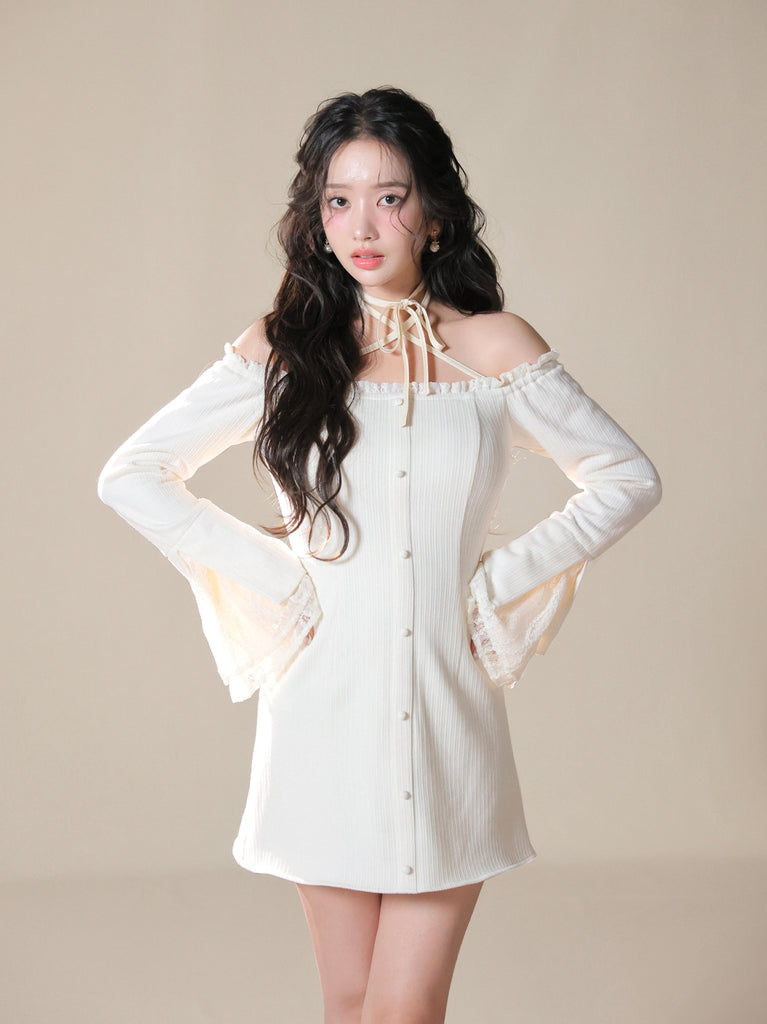 model：163cm　(size：F　color：Ivory)