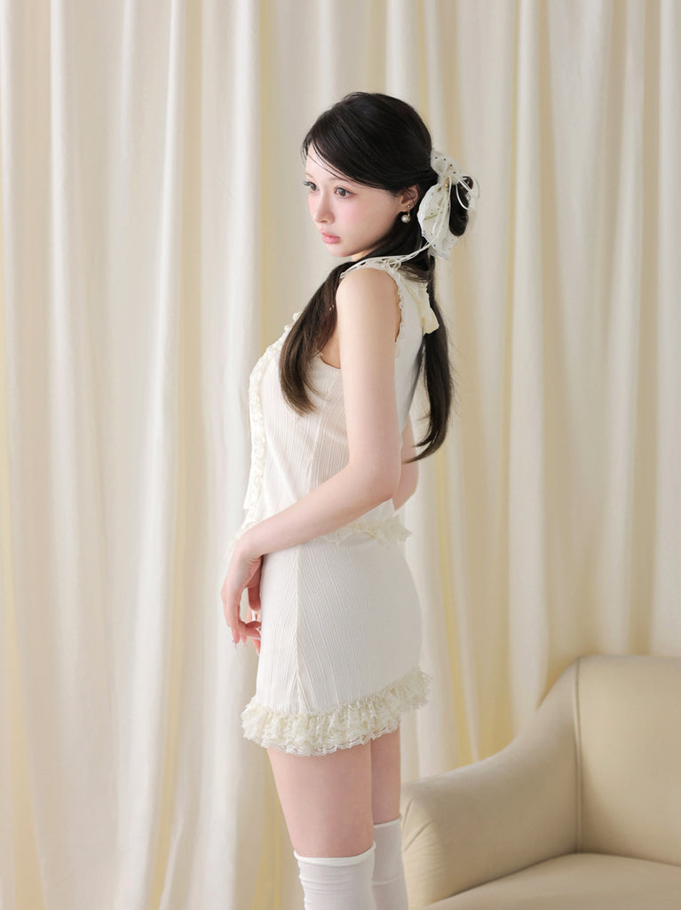 model：160cm　(size：F　color：Ivory)