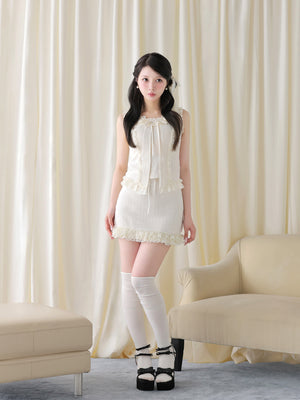 model：160cm　(size：F　color：Ivory)