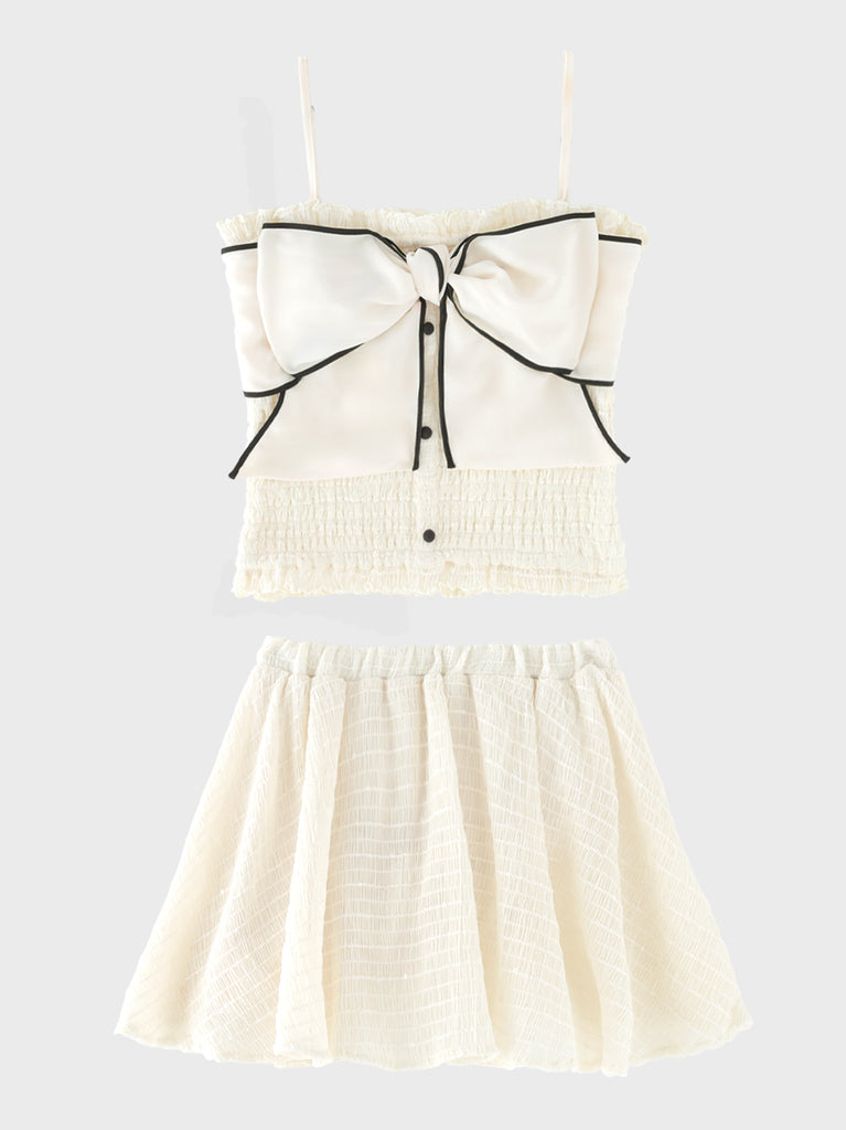 Piping ribbon chiffon flare setup(eme11063)