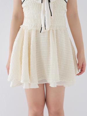 Piping ribbon chiffon flare setup(eme11063)