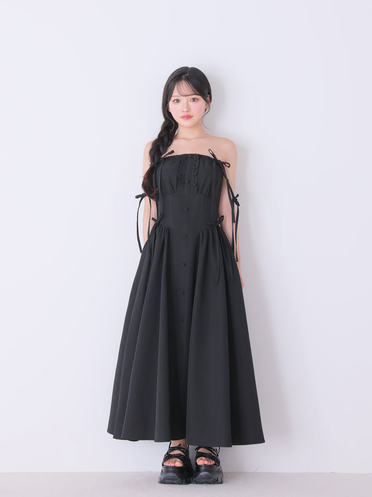 model：150cm　(size：F　color：Black)
