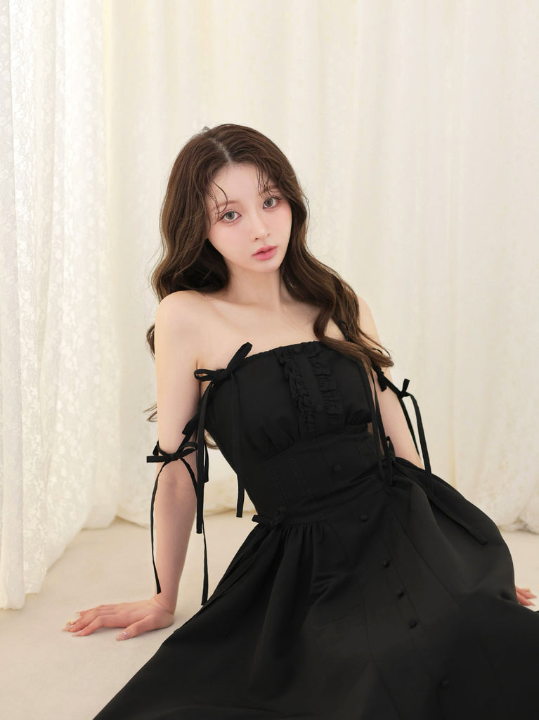 model：160cm　(size：F　color：Black)