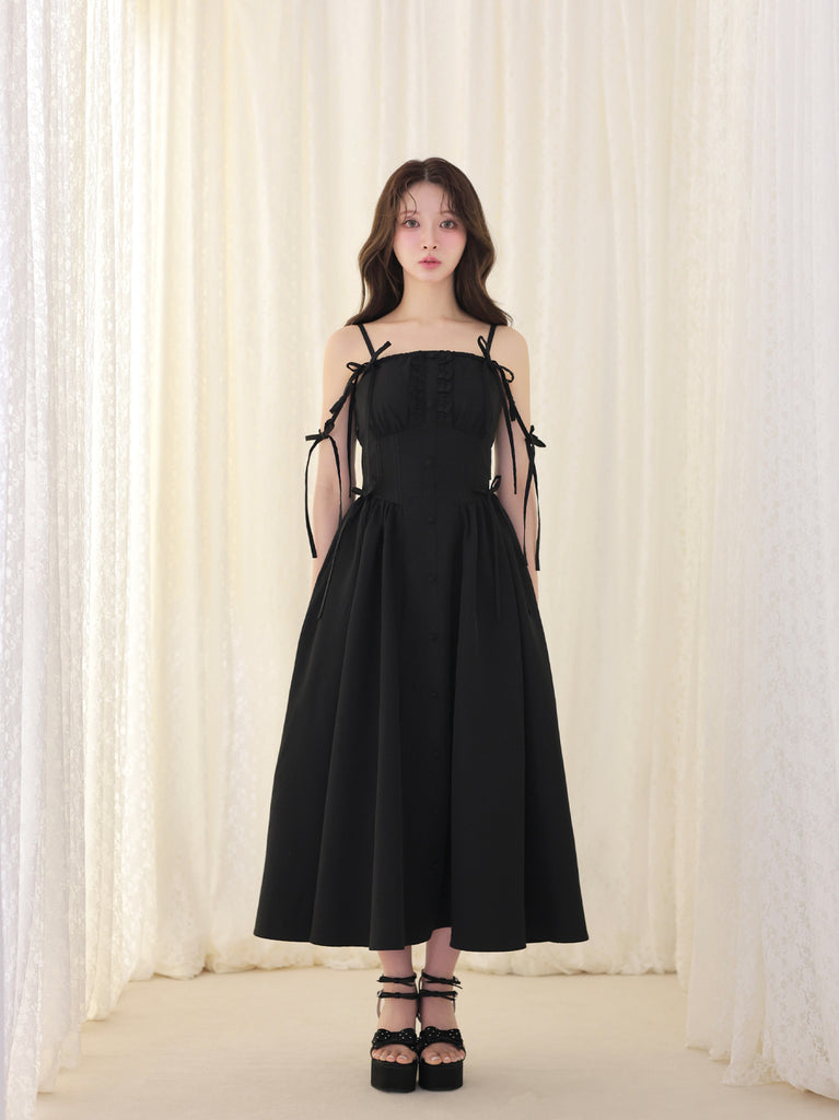 model：160cm　(size：F　color：Black)