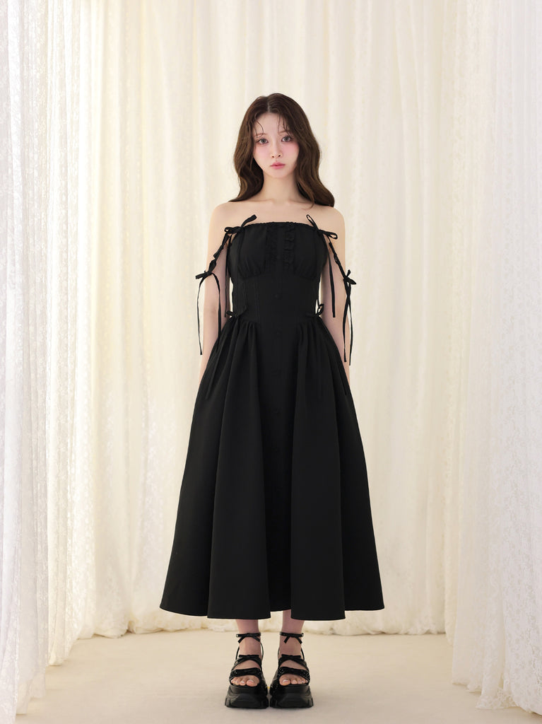 model：160cm　(size：F　color：Black)