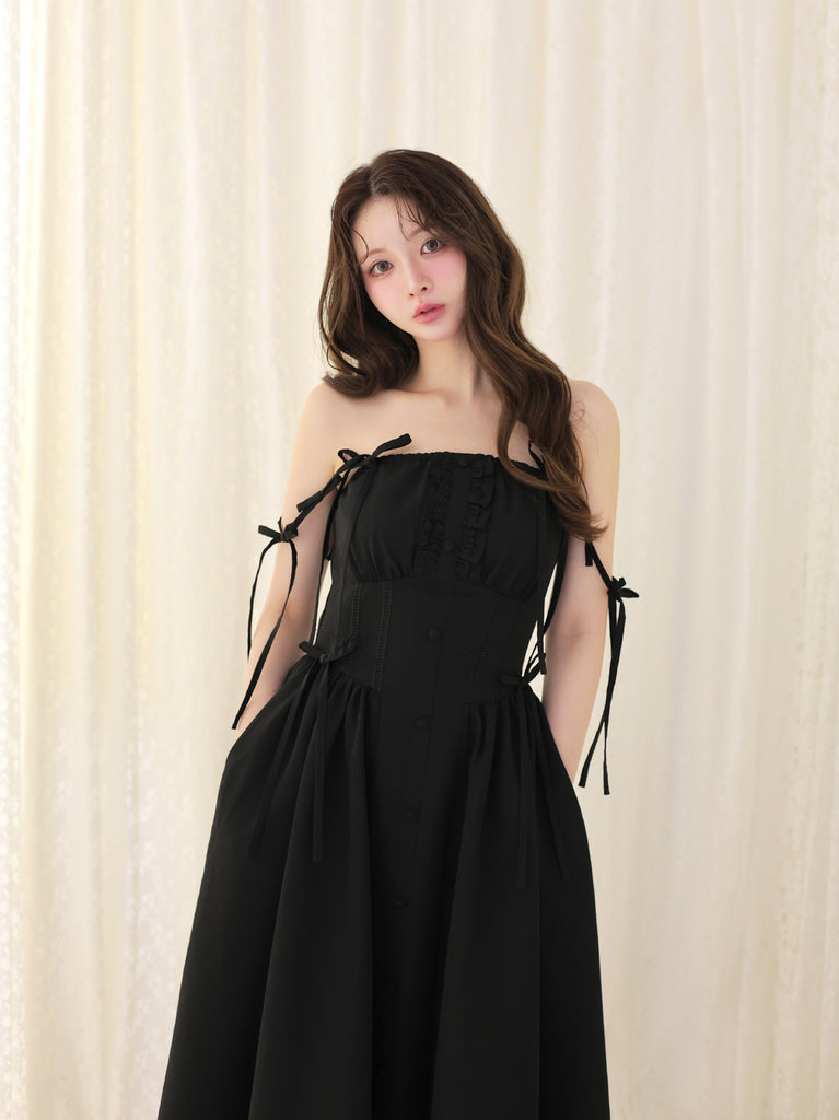 model：160cm　(size：F　color：Black)