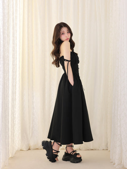 model：160cm　(size：F　color：Black)