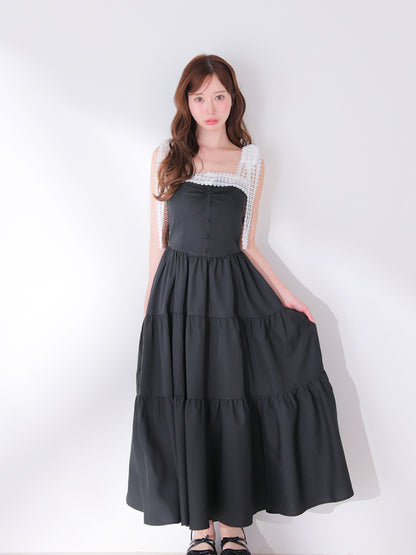 model：162cm　(size：F　color：Black)