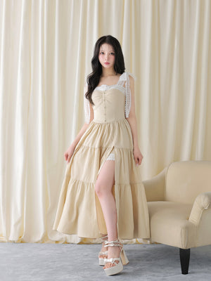 model：160cm　(size：F　color：Ivory)