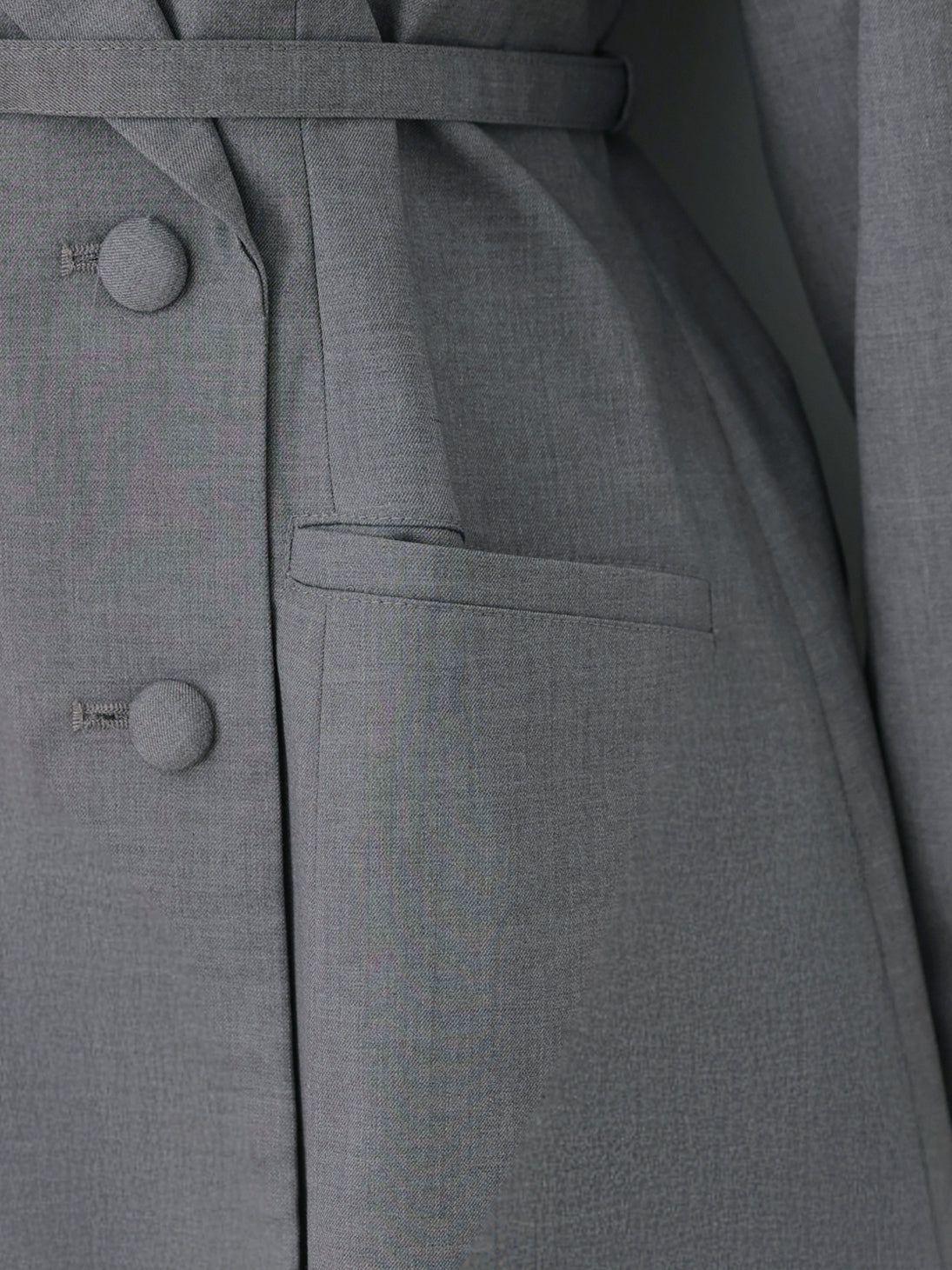 Frill sleeve chiffon docking jacket(eme11066)