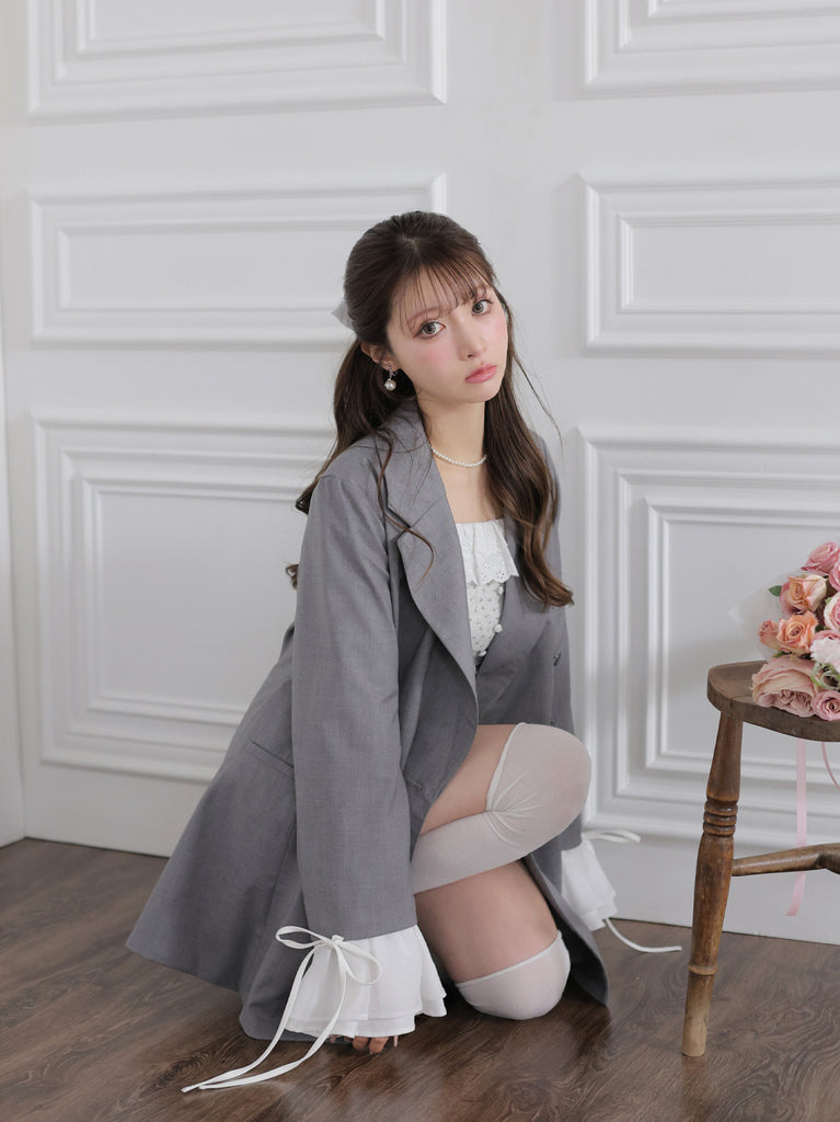 model：160cm　(size：F　color：Gray)