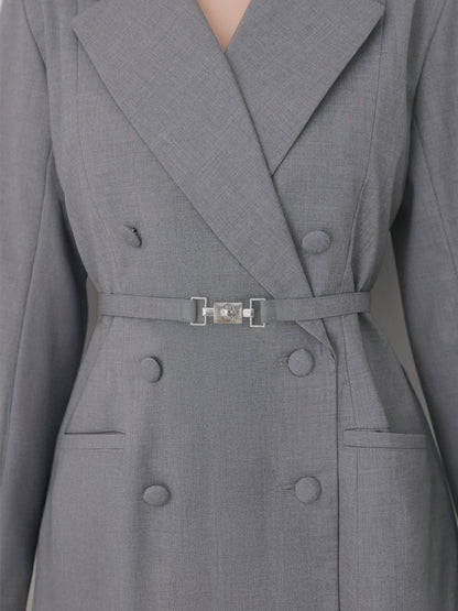 Frill sleeve chiffon docking jacket(eme11066)