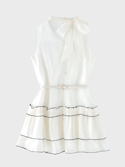 Tiered mellow chiffon onepiece(eme11067)