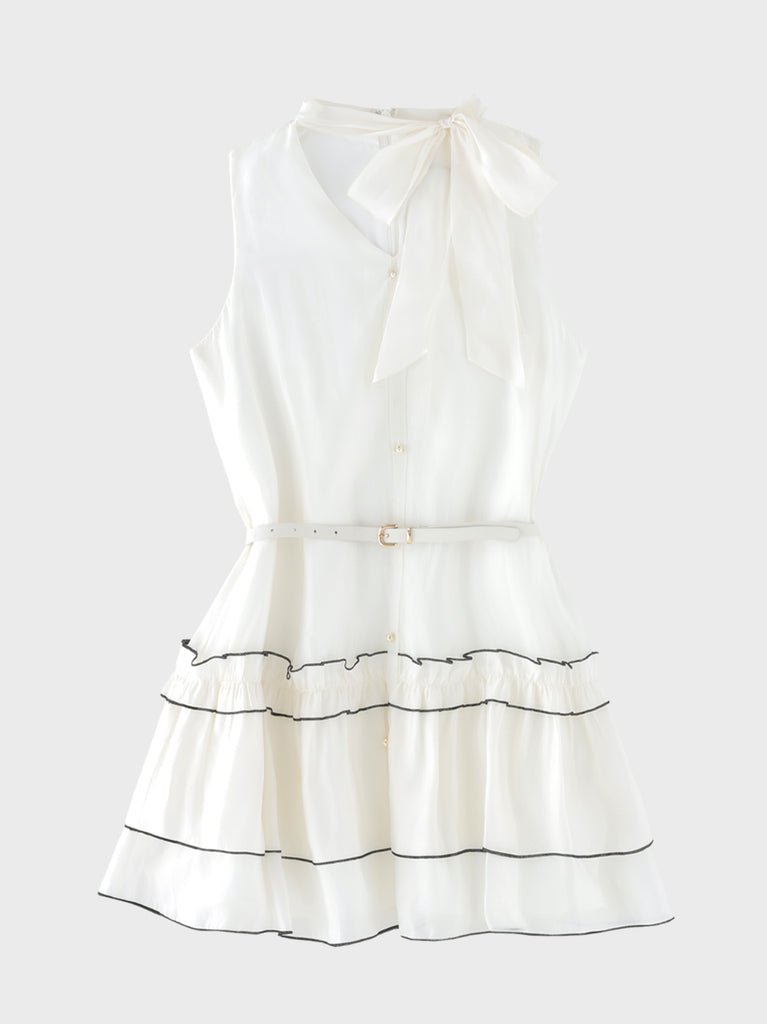 Tiered mellow chiffon onepiece(eme11067)
