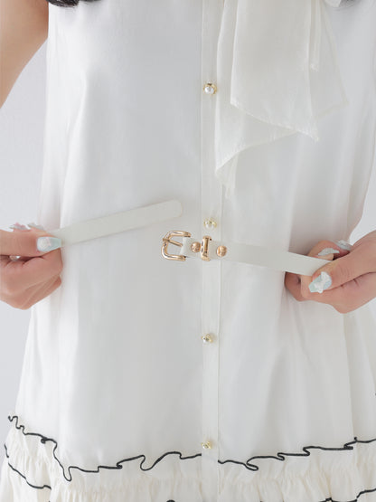 Tiered mellow chiffon onepiece(eme11067)