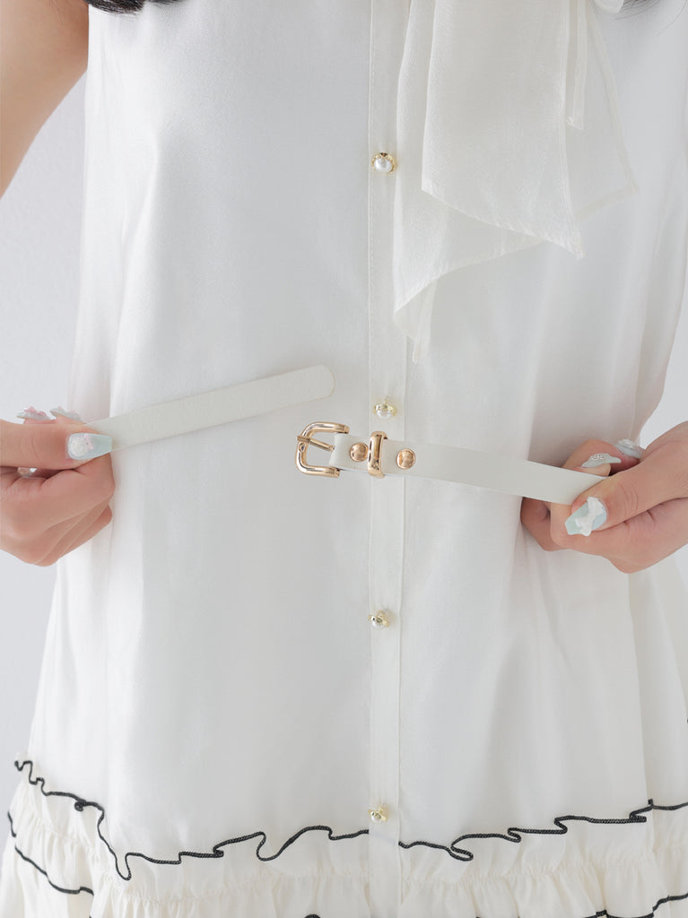 Tiered mellow chiffon onepiece(eme11067)