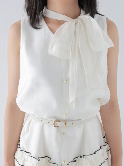 Tiered mellow chiffon onepiece(eme11067)