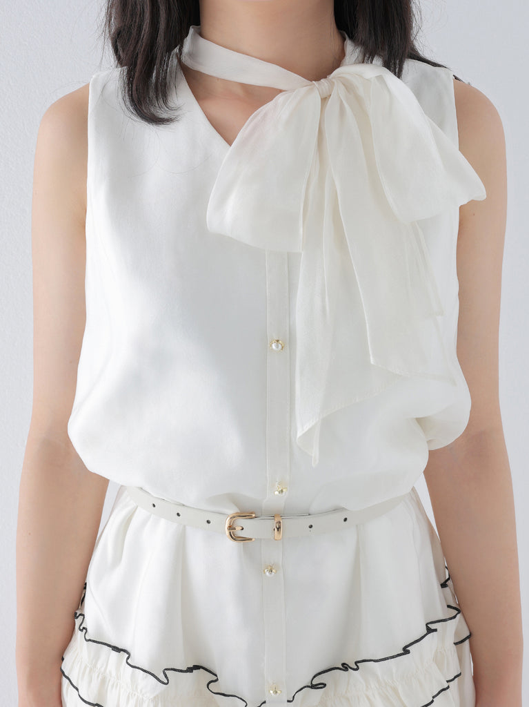 Tiered mellow chiffon onepiece(eme11067)