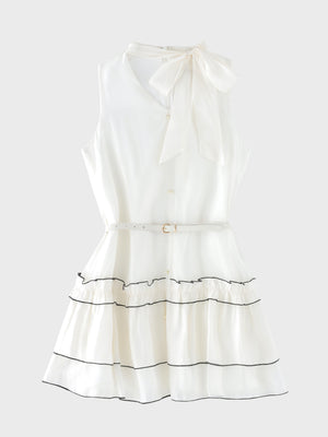 Tiered mellow chiffon onepiece(eme11067)