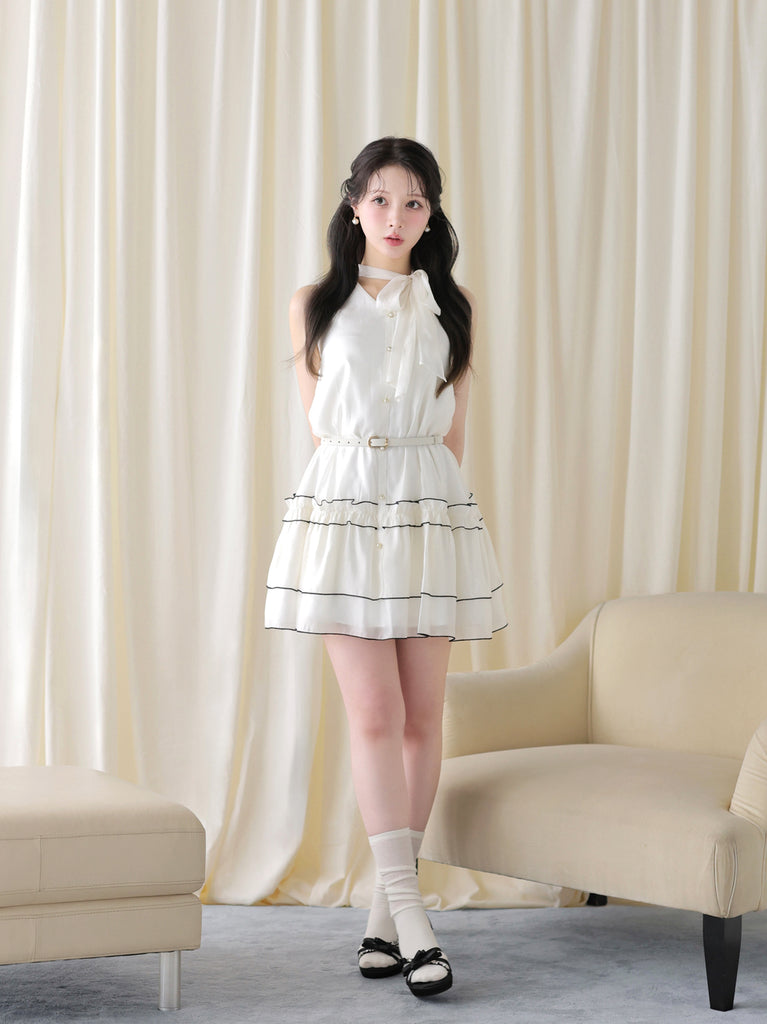 çmodel：160cm　(size：F　color：White)