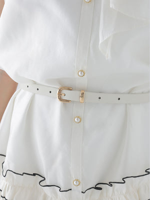 Tiered mellow chiffon onepiece(eme11067)