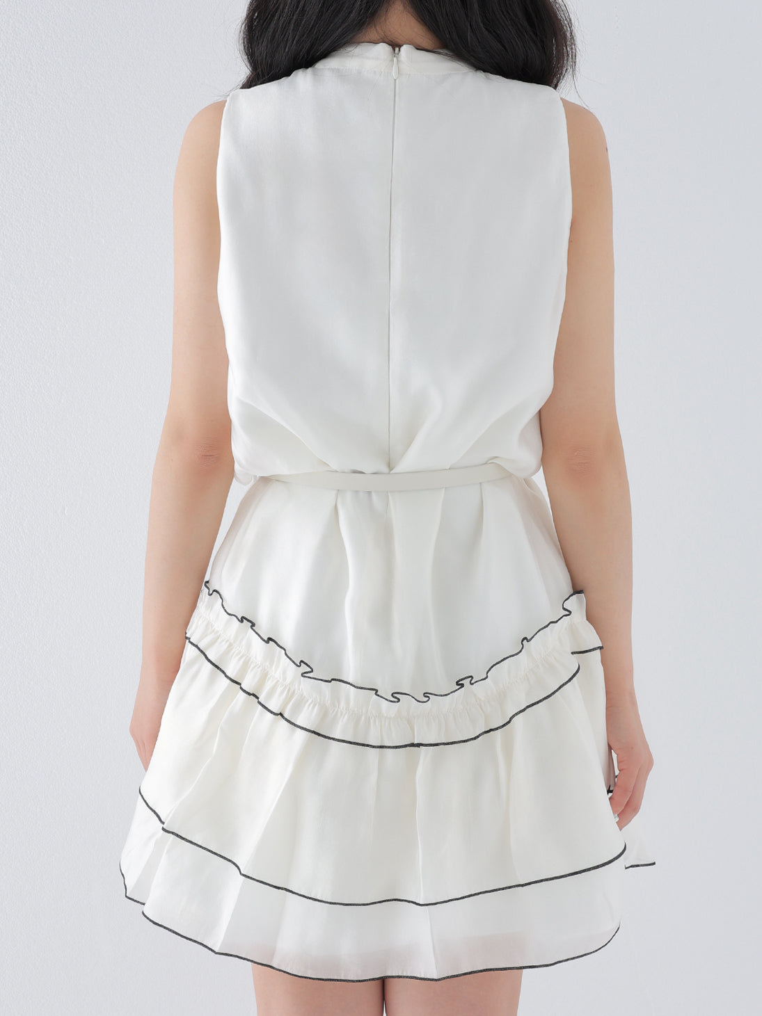 Tiered mellow chiffon onepiece(eme11067)