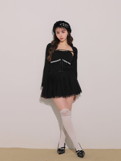 model：160cm　(size：L　color：Black)