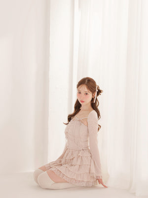 model：162cm　(size：F　color：Pink)