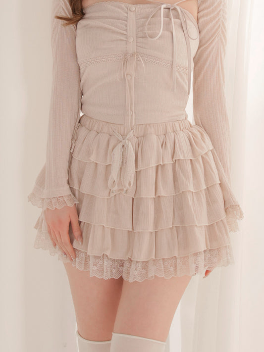 model：162cm　(size：F　color：Pink)