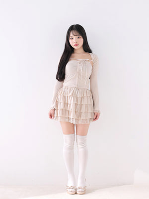 model：150cm　(size：XS　color：Pink)