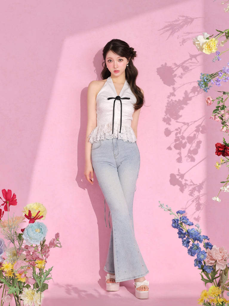 model：160cm　(size：S　color：Ice blue)