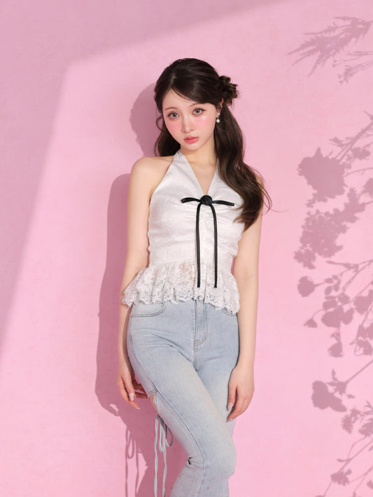 model：160cm　(size：F　color：White)