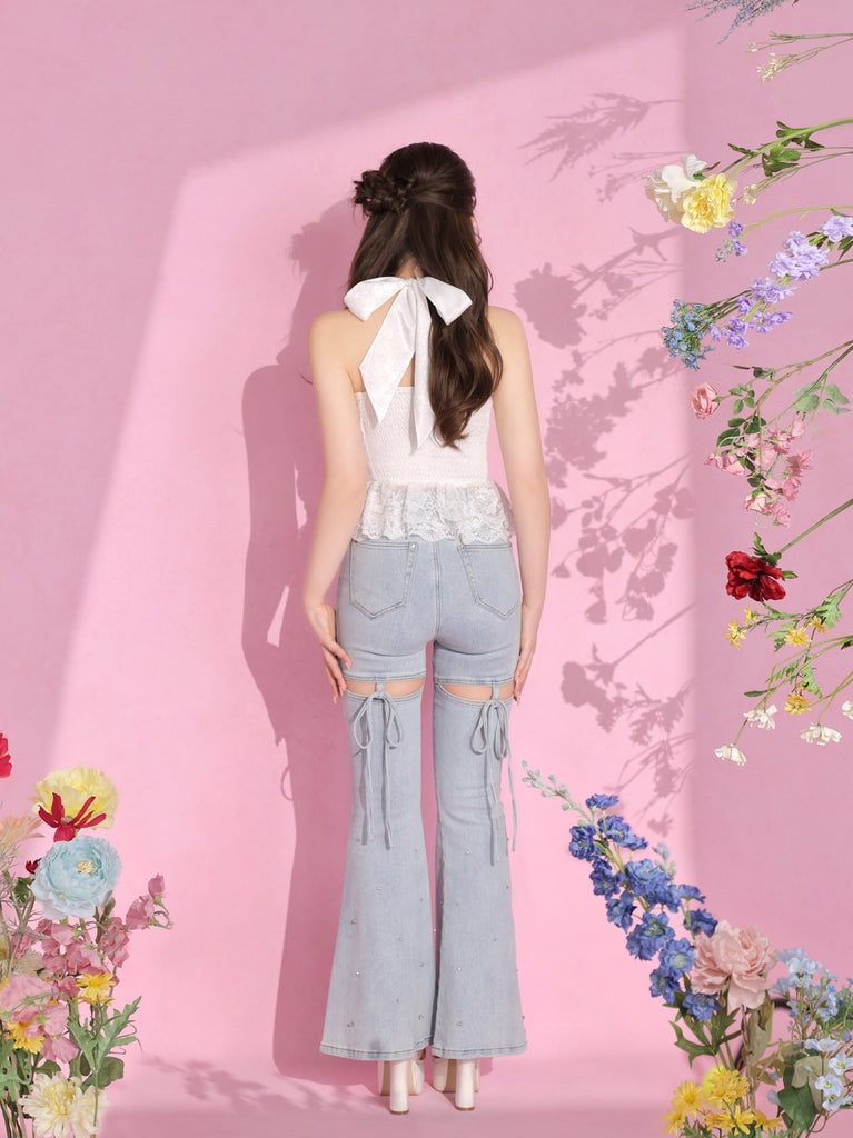 model：160cm　(size：S　color：Ice blue)
