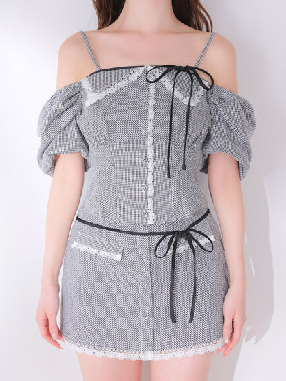 model：162cm　(size：F　color：Black)