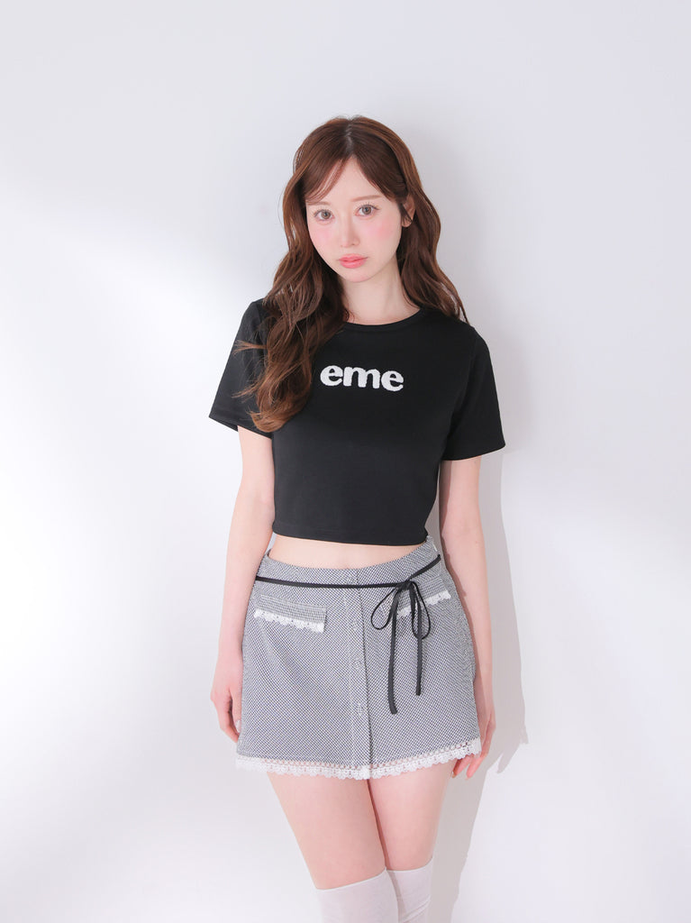 model：162cm　(size：F　color：Black)