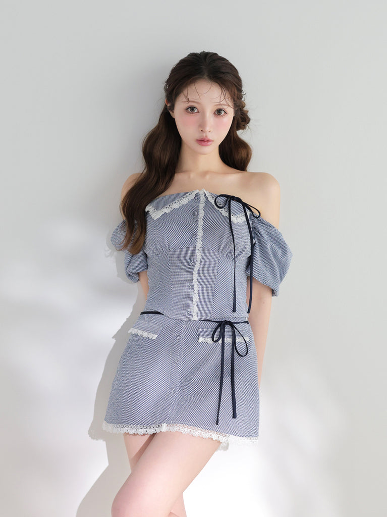 model：160cm　(size：F　color：Blue)