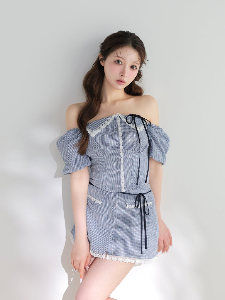 model：160cm　(size：F　color：Blue)