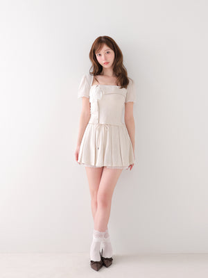 model：162cm　(size：F　color：Ivory)