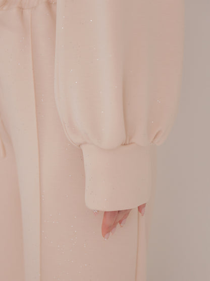 Smooth double knit bare ensemble(eme11078)