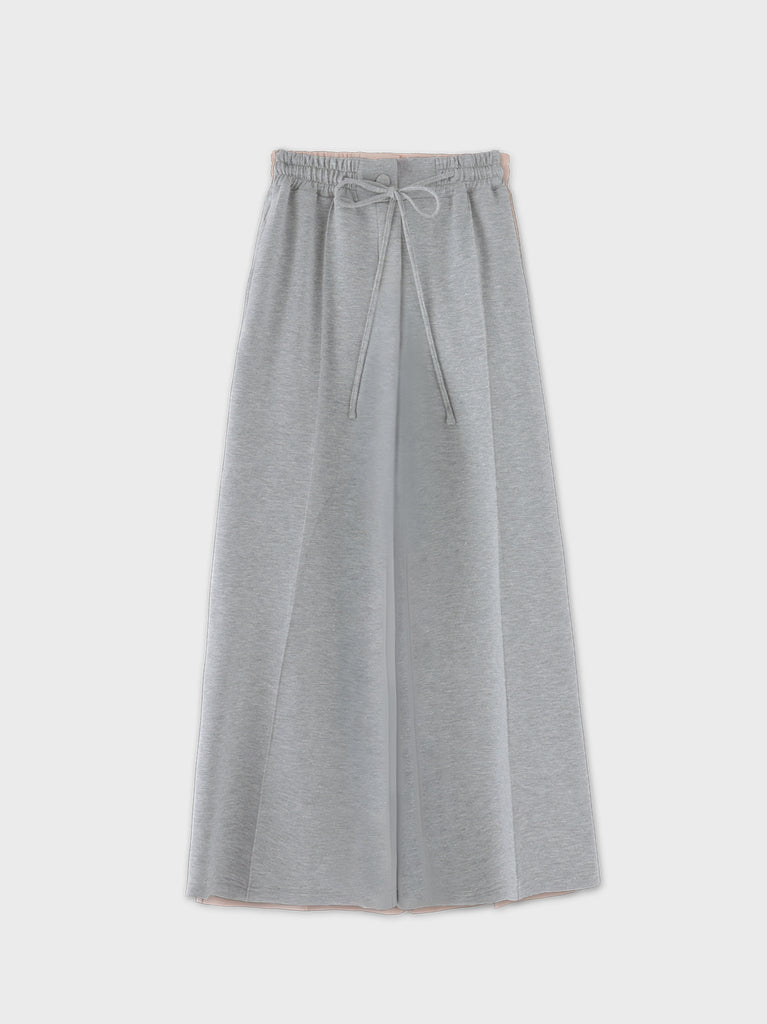 Smooth double knit pants(eme11079)