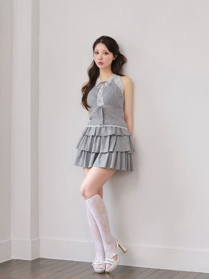 model：160cm　(size：F　color：Gray)
