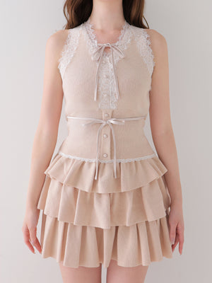 model：162cm　(size：F　color：Pink)