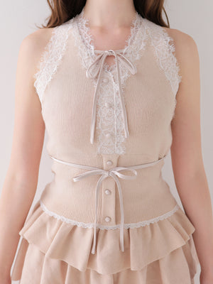 【Pre Order】Ribbon lace fit line setup(eme11083)