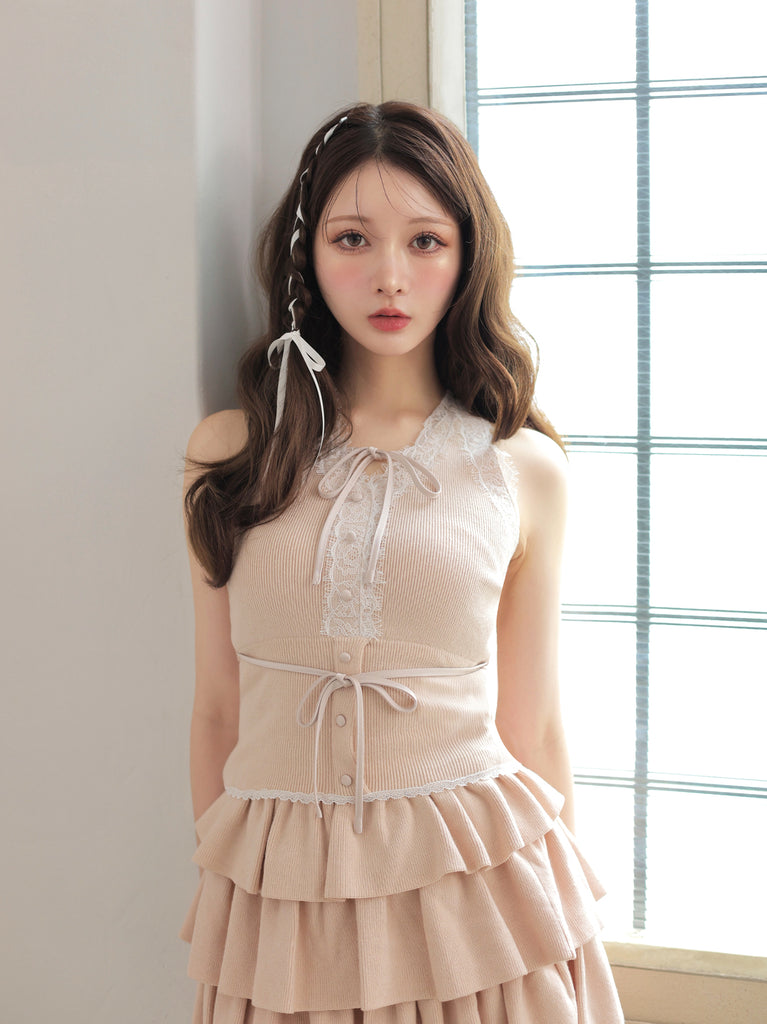 model：160cm　(size：F　color：Pink)