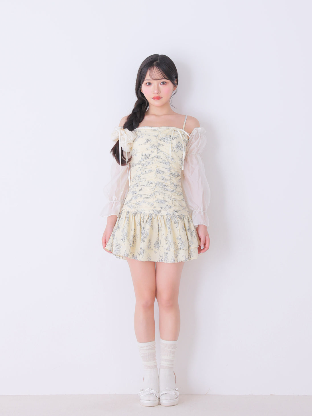 model：150cm　(size：XS　color：Yellow)