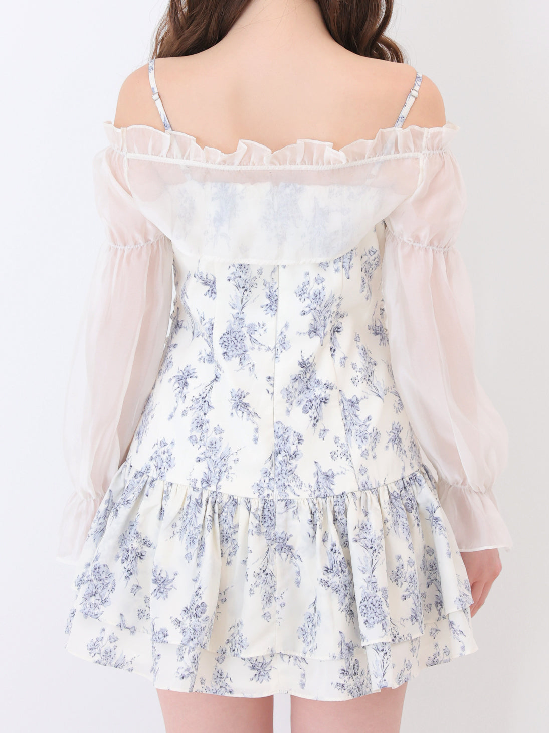 Toile flower gather mini onepiece(eme11086) – M me eme