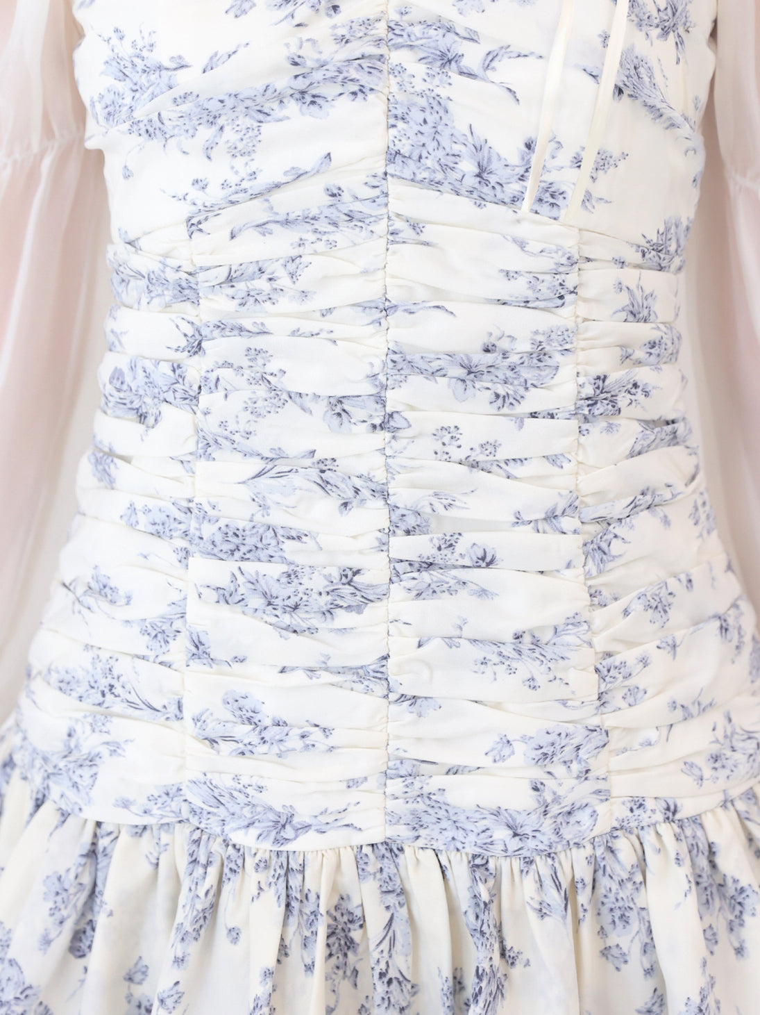 Toile flower gather mini onepiece(eme11086) – M me eme